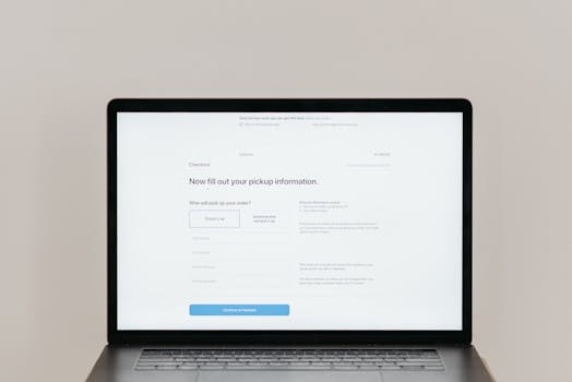 e-commerce website interface