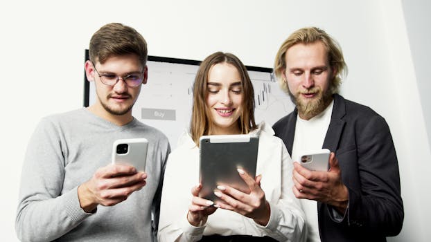 person analyzing workout data on a smartphone