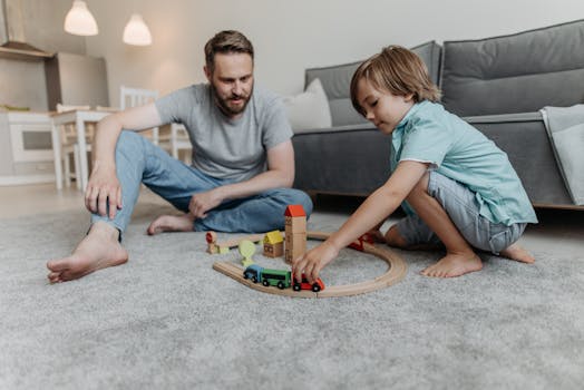 Image of a child playing with a sorting game