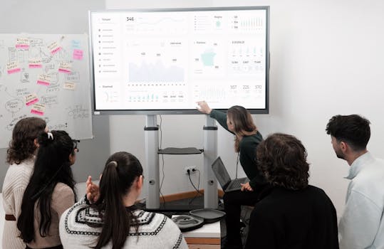 analytics dashboard showing engagement metrics